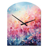 Cotton Candy I - Asymmetric Metal Wall Clock