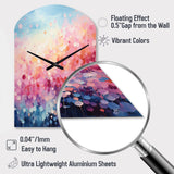 Cotton Candy I - Asymmetric Metal Wall Clock