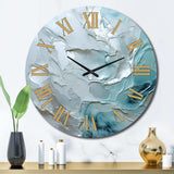 Silver Shimmer - Landscapes Metal Wall Clock