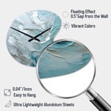 Silver Shimmer - Asymmetric Metal Wall Clock