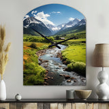 Colorado Landscape I - Asymmetric Metal Wall Clock