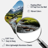 Colorado Landscape I - Asymmetric Metal Wall Clock