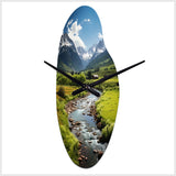 Colorado Landscape I - Asymmetric Metal Wall Clock