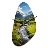 Colorado Landscape I - Asymmetric Metal Wall Clock