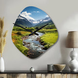 Colorado Landscape I - Asymmetric Metal Wall Clock