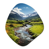 Colorado Landscape I - Asymmetric Metal Wall Clock