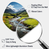 Colorado Landscape I - Asymmetric Metal Wall Clock