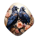 Crow Royal Majesty I - Asymmetric Metal Wall Clock