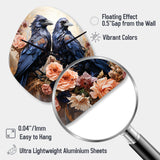 Crow Royal Majesty I - Asymmetric Metal Wall Clock