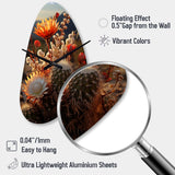 Desert Euphoria Cactus II - Asymmetric Metal Wall Clock