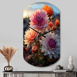 Desert Euphoria Cactus III - Asymmetric Metal Wall Clock