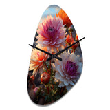 Desert Euphoria Cactus III - Asymmetric Metal Wall Clock