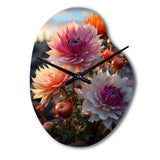 Desert Euphoria Cactus III - Asymmetric Metal Wall Clock