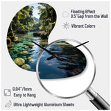 Dominican Harmony Of Nature - Asymmetric Metal Wall Clock