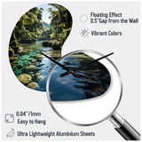 Dominican Harmony Of Nature - Asymmetric Metal Wall Clock