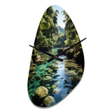Dominican Harmony Of Nature - Asymmetric Metal Wall Clock