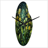 Ferns Plant Enchanted Forest IV - Asymmetric Metal Wall Clock
