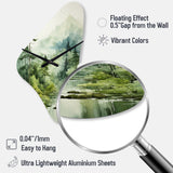 Forest Enigmatic Forest - Asymmetric Metal Wall Clock