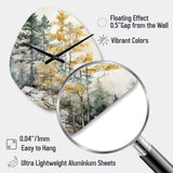 Forest Minimalism Guardians II - Asymmetric Metal Wall Clock