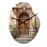 France Lyon Old Town Door III - Asymmetric Metal Wall Clock