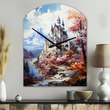 Germany Neuschwanstein Castle - Asymmetric Metal Wall Clock