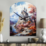 Germany Neuschwanstein Castle - Asymmetric Metal Wall Clock