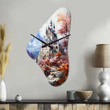 Germany Neuschwanstein Castle - Asymmetric Metal Wall Clock