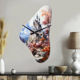 Germany Neuschwanstein Castle - Asymmetric Metal Wall Clock