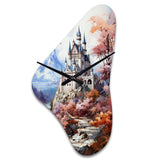 Germany Neuschwanstein Castle - Asymmetric Metal Wall Clock