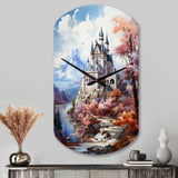 Germany Neuschwanstein Castle - Asymmetric Metal Wall Clock