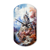 Germany Neuschwanstein Castle - Asymmetric Metal Wall Clock