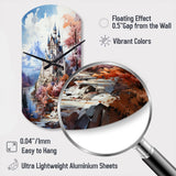 Germany Neuschwanstein Castle - Asymmetric Metal Wall Clock