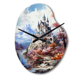 Germany Neuschwanstein Castle - Asymmetric Metal Wall Clock