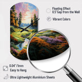 Golf Enchanted Greens - Asymmetric Metal Wall Clock