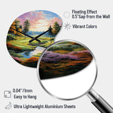Golf Enchanted Greens - Asymmetric Metal Wall Clock