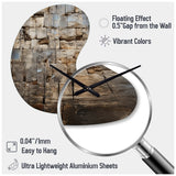 Hebrew Western Wall Collage II - Asymmetric Metal Wall Clock