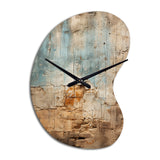 Hebrew Western Wall Collage I - Asymmetric Metal Wall Clock