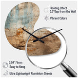 Hebrew Western Wall Collage I - Asymmetric Metal Wall Clock