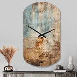 Hebrew Western Wall Collage I - Asymmetric Metal Wall Clock