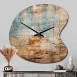 Hebrew Western Wall Collage I - Asymmetric Metal Wall Clock