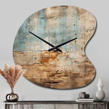 Hebrew Western Wall Collage I - Asymmetric Metal Wall Clock