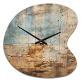 Hebrew Western Wall Collage I - Asymmetric Metal Wall Clock
