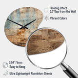 Hebrew Western Wall Collage I - Asymmetric Metal Wall Clock