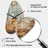 Hebrew Western Wall Collage I - Asymmetric Metal Wall Clock