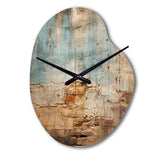 Hebrew Western Wall Collage I - Asymmetric Metal Wall Clock