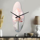 Hinduism Art Lotus Serenity - Asymmetric Metal Wall Clock
