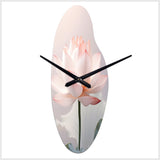 Hinduism Art Lotus Serenity - Asymmetric Metal Wall Clock