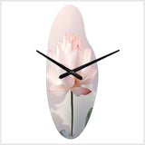 Hinduism Art Lotus Serenity - Asymmetric Metal Wall Clock