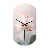 Hinduism Art Lotus Serenity - Asymmetric Metal Wall Clock