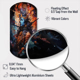 Hinduism Art Shivas Cosmic - Asymmetric Metal Wall Clock